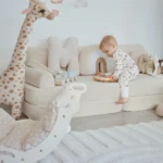 Modulární herní pohovka, 8 dílů, z jemného žebrovaného manšestru, slimcord • gustav