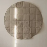Kruhový koberec z bavlny nebo sametu s certifikátem Oeko-Tex