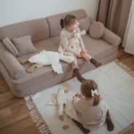 Modulární herní pohovka 8 kusů z plyšového materiálu Bearly • Gustav