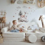 Modulární herní pohovka 8 kusů z plyšového materiálu Bearly • Gustav
